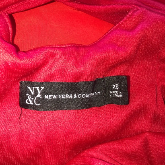 Red NY&Company slip dress - Picture 3 of 5